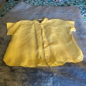 Tommy Bahama Linen blouse.   S/P